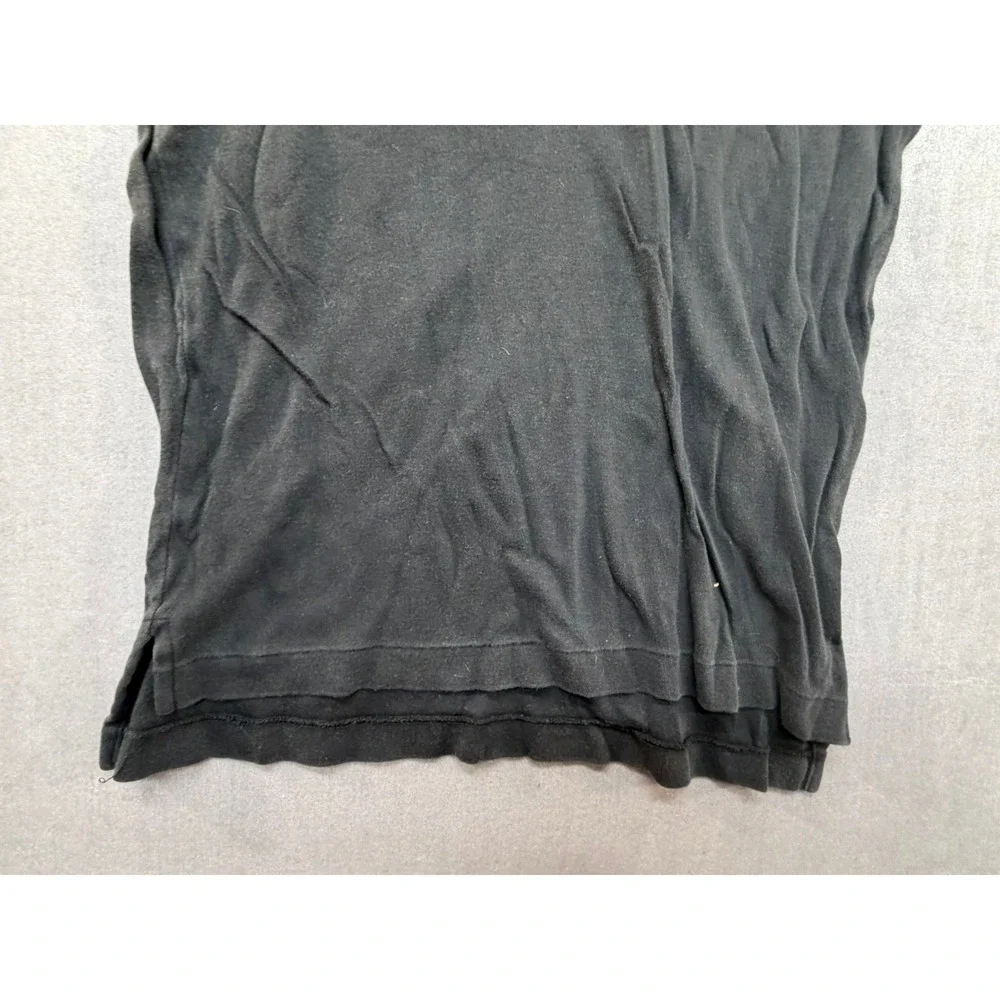 Ralph Lauren Women Polo Shirt Black Red Pony 100% Cotton Size‎ Small